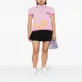 Christian Dior Pre-Owned logo-print polo top - Pink