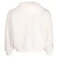 izzue fleece hooded jacket - White