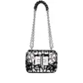 TOM FORD leopard-print sequined shoulder bag - Black
