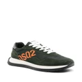 Dsquared2 Running logo-print panelled sneakers - Green
