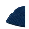 Dell'oglio ribbed knit cashmere hat - Blue