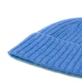 Dell'oglio ribbed-knit cashmere hat - Blue