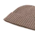Dell'oglio ribbed knit beanie - Brown
