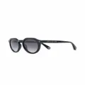 Philipp Plein Globetrotter round sunglasses - Black