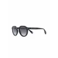 Philipp Plein Globetrotter round sunglasses - Black