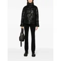 DKNY padded faux-leather jacket - Black
