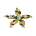 Oscar de la Renta Starfish clip-on earrings - Gold