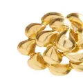 Oscar de la Renta Domed teardrop earrings - Gold