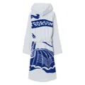 Burberry EKD hooded robe - White