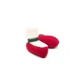 La Stupenderia button-fastening cashmere slippers - Neutrals
