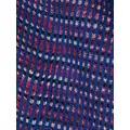 Missoni striped wool scarf - Blue