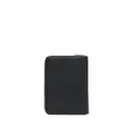 Armani Exchange logo-plaque leather wallet - Black