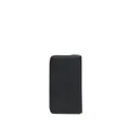 Armani Exchange logo-plaque leather wallet - Black