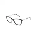 Carolina Herrera logo-engraved cat-eye frame glasses - Brown