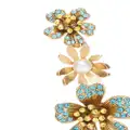 Oscar de la Renta petal drop earrings - Gold