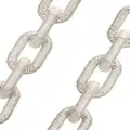 Oscar de la Renta Coil Vertical chain-link earrings - Silver