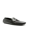 Roberto Cavalli Mirror Snake leather loafers - Black