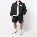 Emporio Armani logo zipped jacket - Black