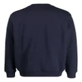 izzue logo-print cotton sweatshirt - Blue