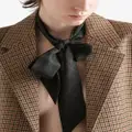 Prada houndstooth-pattern single-breasted blazer - Brown