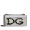 Dolce & Gabbana DG Girls crocodile-print shoulder bag - Grey