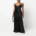L'Agence silk slip dress - Black