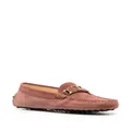 Tod's Gommini Catenina suede loafers - Pink