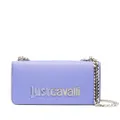 Just Cavalli logo-lettering crossbody bag - Purple