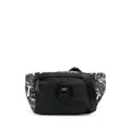 Just Cavalli logo-print zip-up belt bag - Black