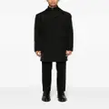 Karl Lagerfeld peak-lapels double-breasted coat - Black