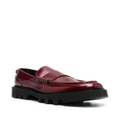 Sergio Rossi Sr Signature penny loafers - Red