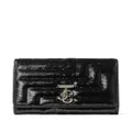 Jimmy Choo Avenue sequin-embellished clutch bag - Black