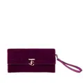 Jimmy Choo JC Square envelope clutch bag - Purple