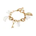 ERDEM charm gold-plated bracelet