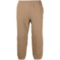 Lacoste logo-patch cotton track pants - Brown