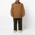 Mackintosh Norfolk single-breasted cotton coat - Brown