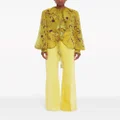 Victoria Beckham Romantic floral-print blouse - Yellow