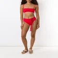 Clube Bossa Casall draping shoulder-strap bikini - Red