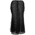 Cynthia Rowley high-waisted floral-lace skirt - Black