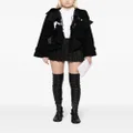 Yohji Yamamoto distressed cropped wool jacket - Black