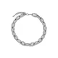 Jimmy Choo Diamond Chain crystal-embellished necklace - Silver