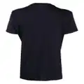 ASPESI flocked-text cotton T-shirt - Blue