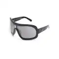 Moncler Eyewear Franconia mask-frame sunglasses - Black