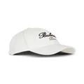 Balmain Signature-embroidered baseball cap - White