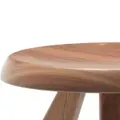 Cassina Tabouret Méribel walnut stool - Brown