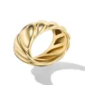 David Yurman 18kt yellow gold Sculpted Cable ring