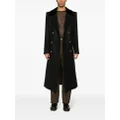 Casablanca double-breasted wool coat - Black