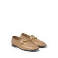 Jimmy Choo Diamond Tilda leather loafers - Neutrals