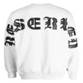 izzue logo-embroidered cotton-blend sweatshirt - Grey