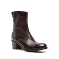 Alberto Fasciani Oxana 70mm leather ankle boots - Brown